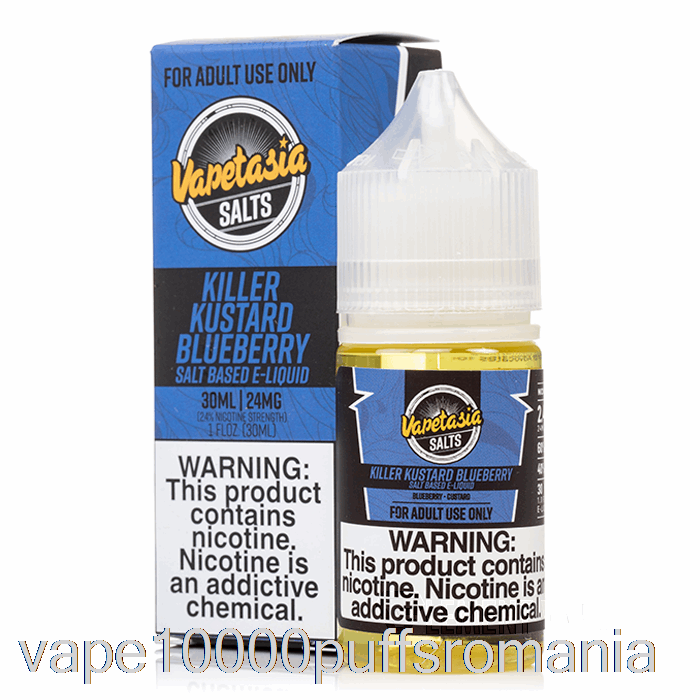 Vape Romania Killer Kustard Afine - Saruri Vapetasia - 30ml 48mg